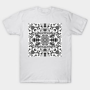 Scandinavian floral ornament T-Shirt